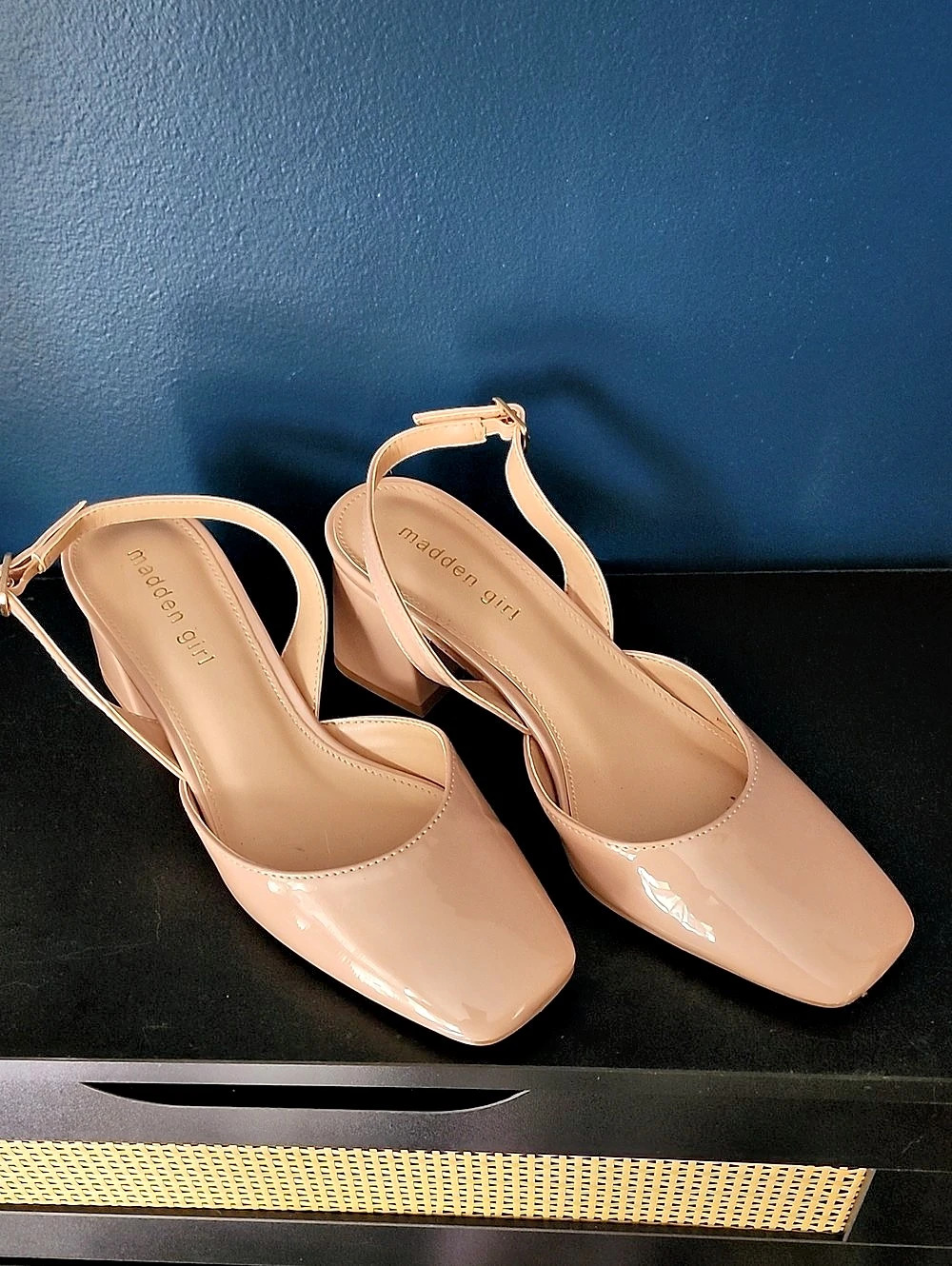 Madden Girl Novvaa Slingback Block Heel Pump Pumps Pink